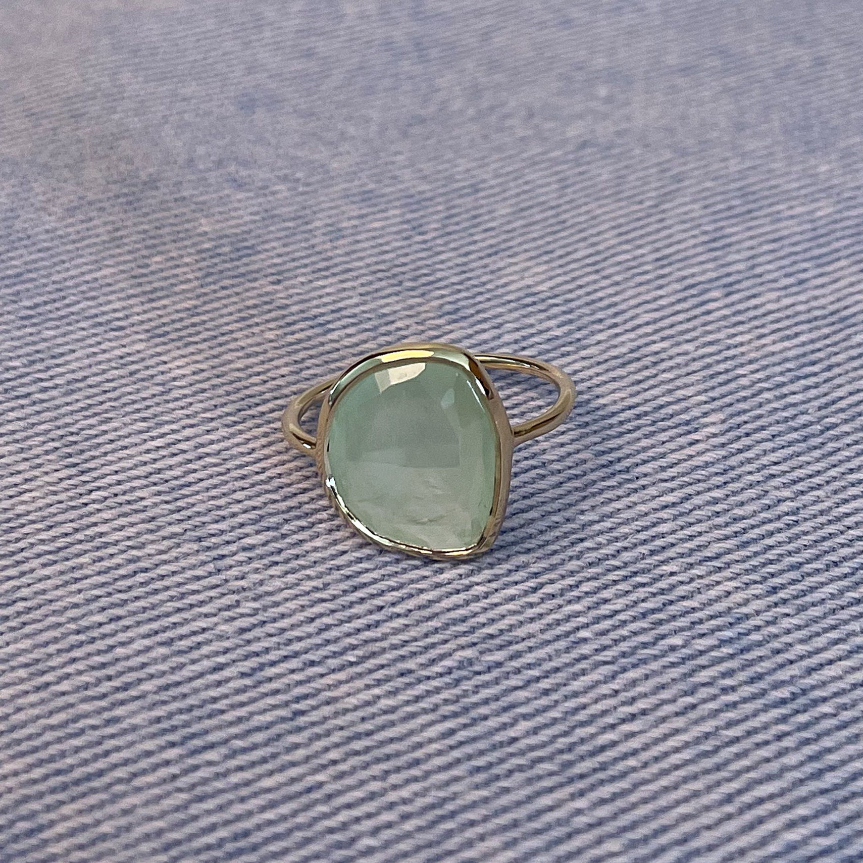 Green Pearl Ring