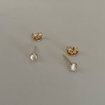 Ocean Studs Moonstone