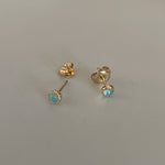 Ocean Studs Aqua Chalcedon