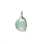 Green Pearl Pendant Silver