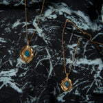Opal Heart  Necklace