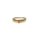Iris Ring Bold Coral