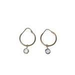Labradorite Hoops