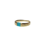 Iris Ring Bold Turquoise