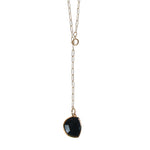 Y-Style Halskette mit Onyx Edelstein