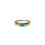Iris Ring Bold Turquoise