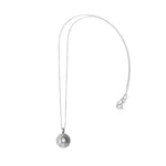 Sun Coin Necklace Silver