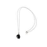 Halskette mit schwarzem Onyx Edelstein