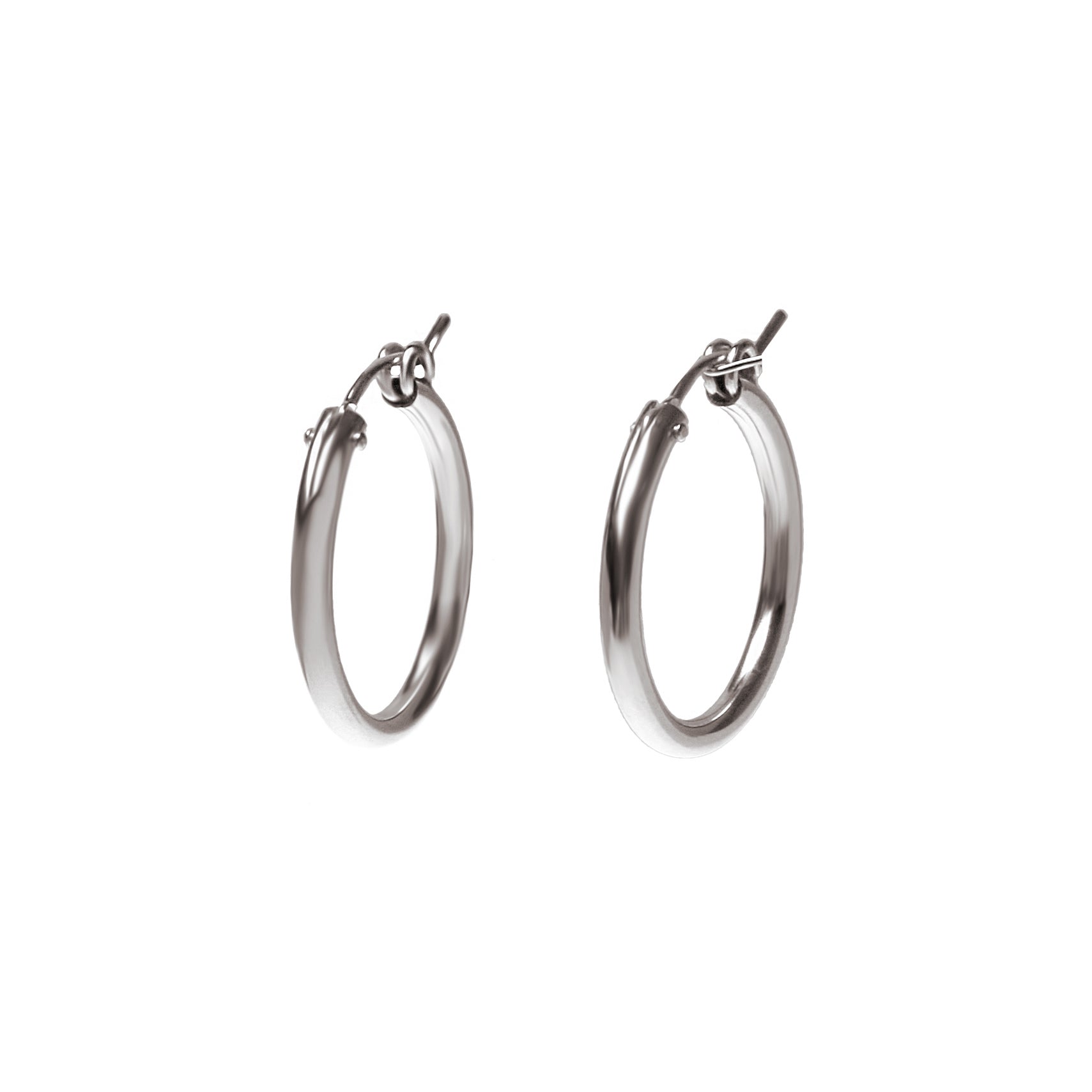 Pure Hoops Bold Silver