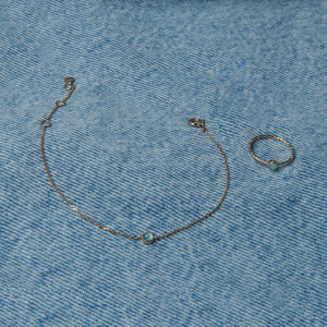 Ocean Bracelet Aqua Chalcedon