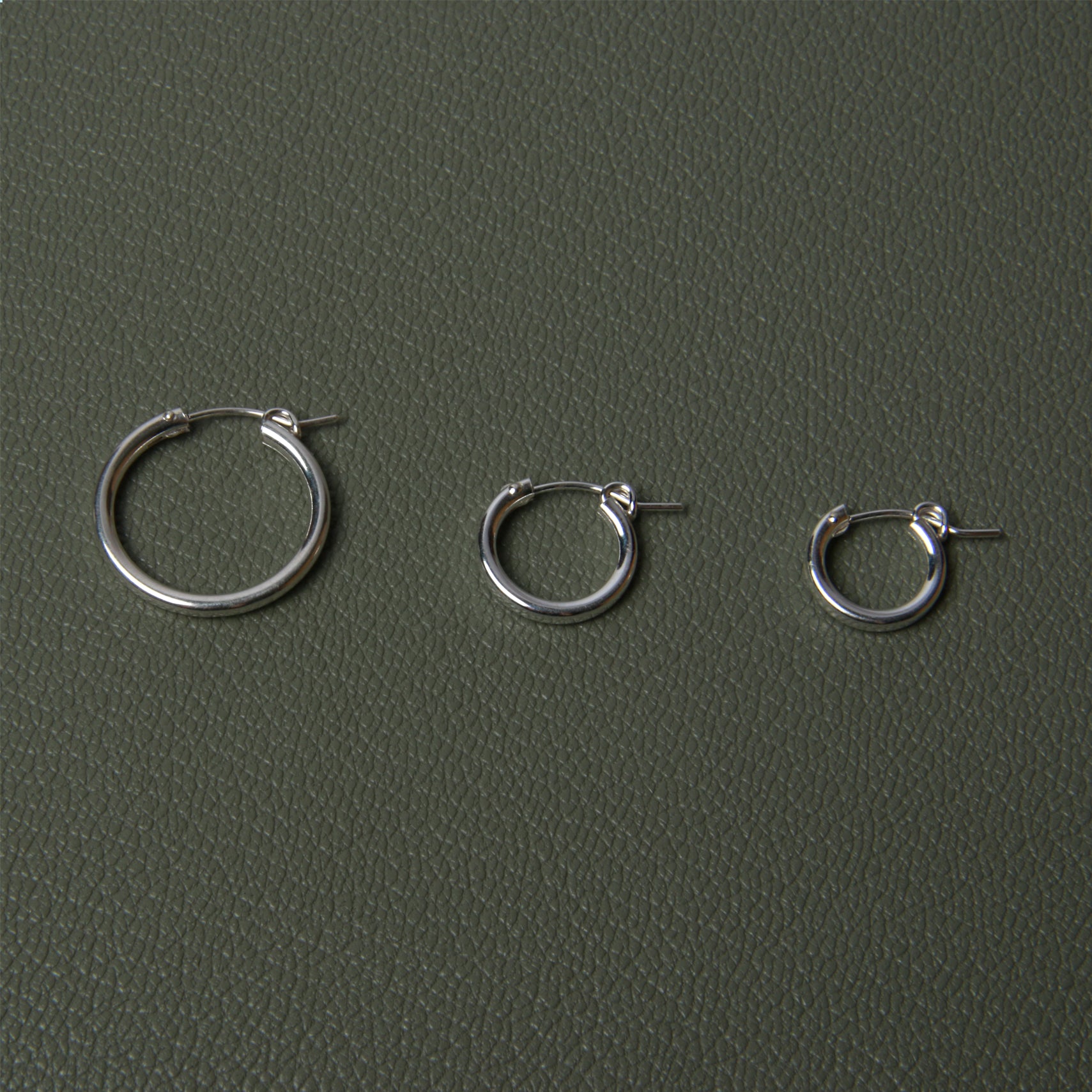 Pure Hoops Bold Silver