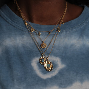 Opal Heart  Necklace