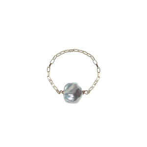 Bright Pearl Ring