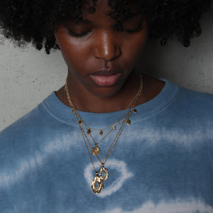 Opal Heart  Necklace